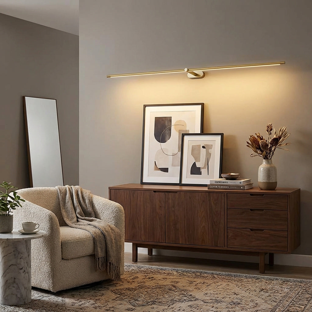 Clémence Linear Rechargeable Wall Lamp with Three-Color LED