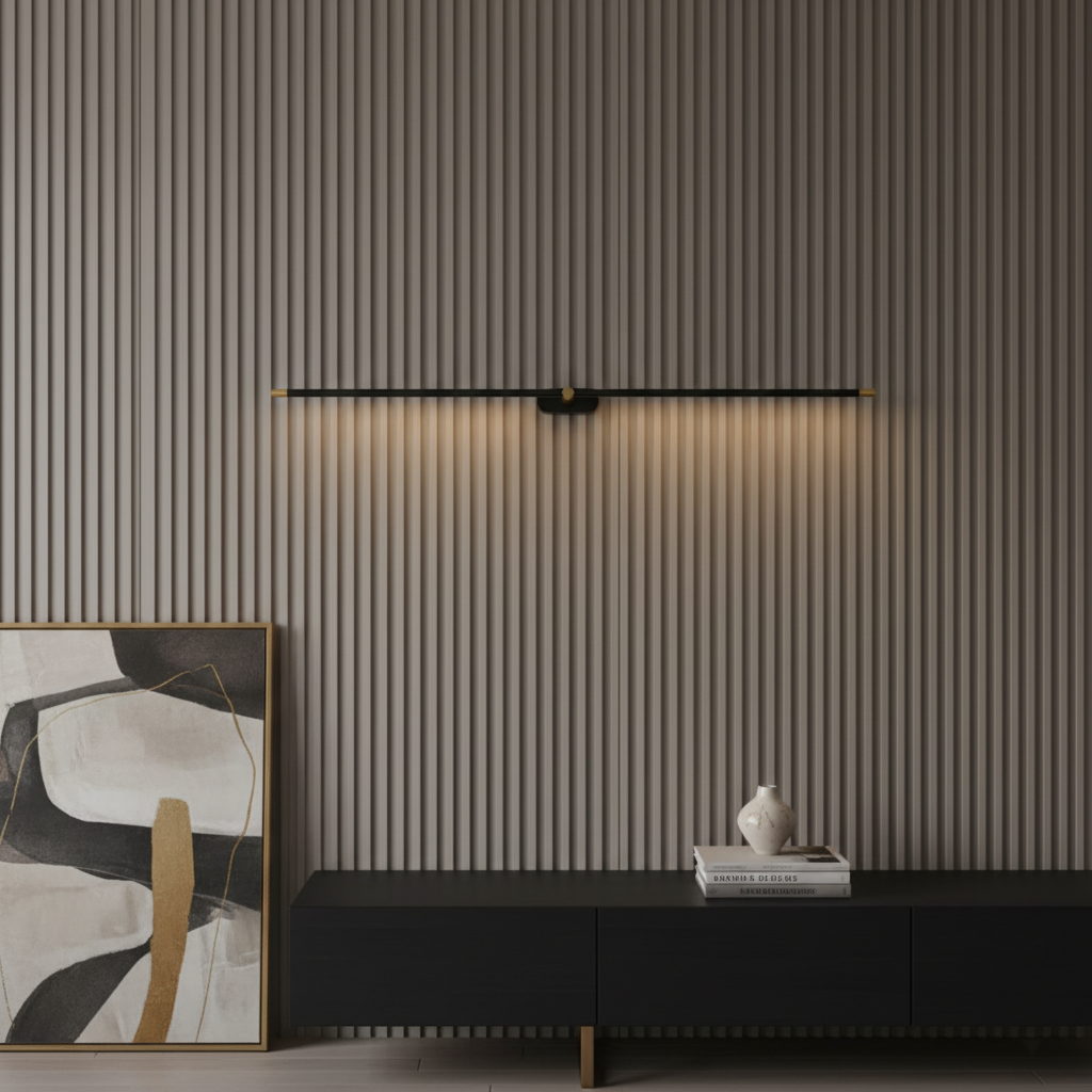 Clémence Linear Rechargeable Wall Lamp with Three-Color LED