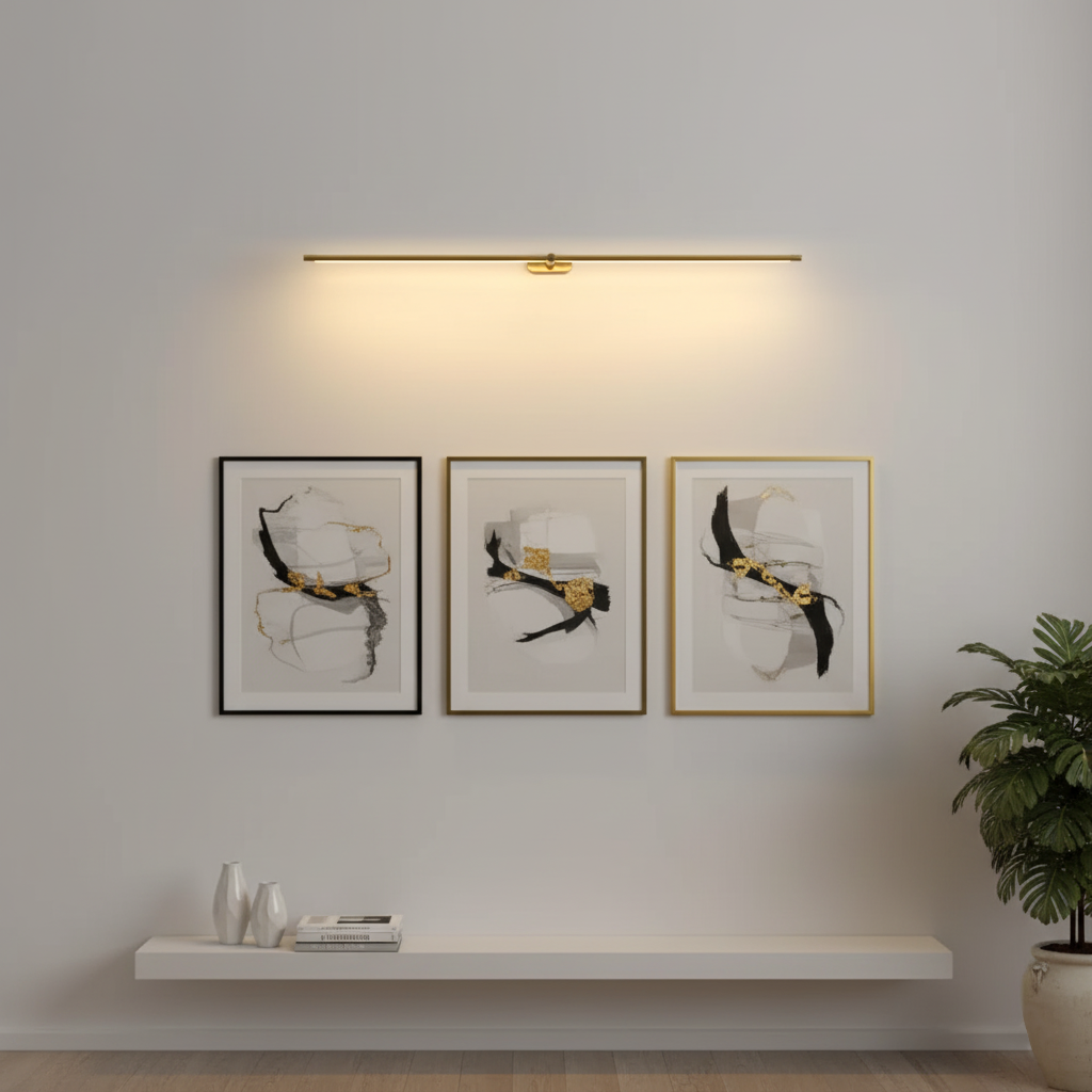 Clémence Linear Rechargeable Wall Lamp with Three-Color LED