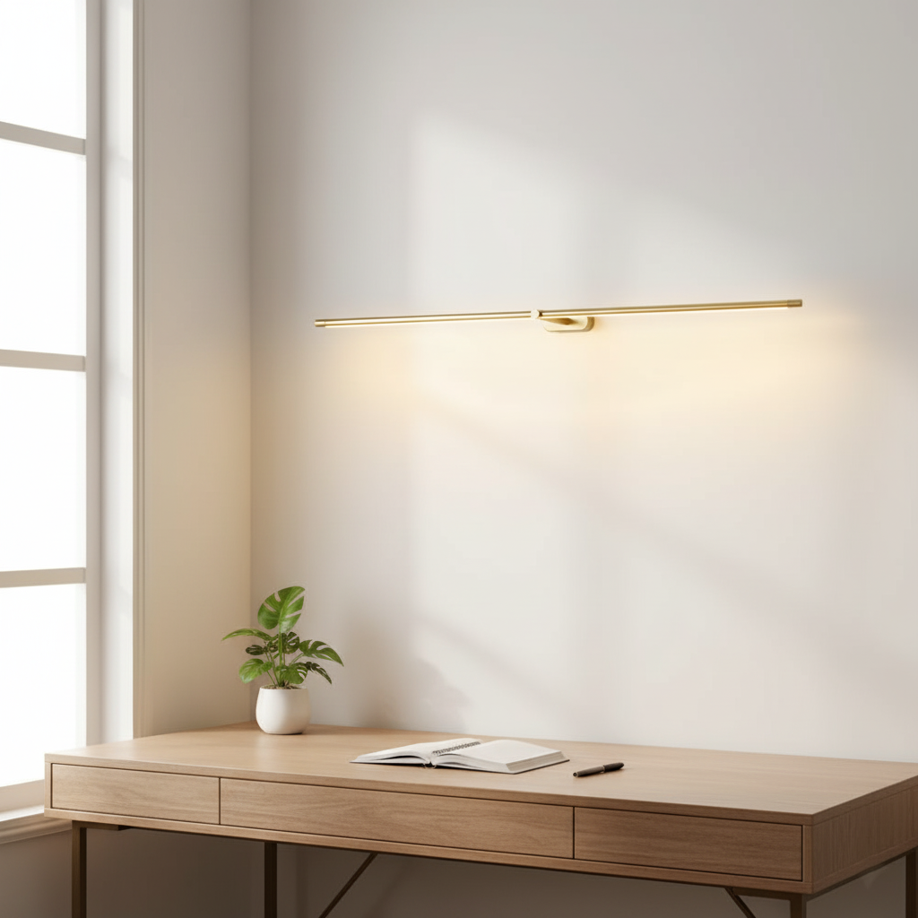 Clémence Linear Rechargeable Wall Lamp with Three-Color LED