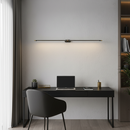 Clémence Linear Rechargeable Wall Lamp with Three-Color LED