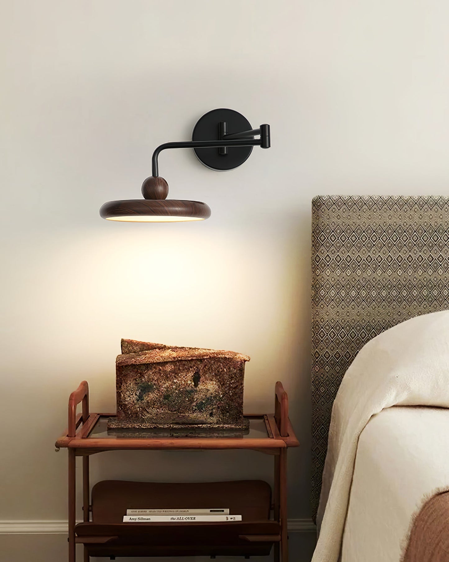 Karlin Adjustable Wall Lamp with Integrated LED and Swing Arm