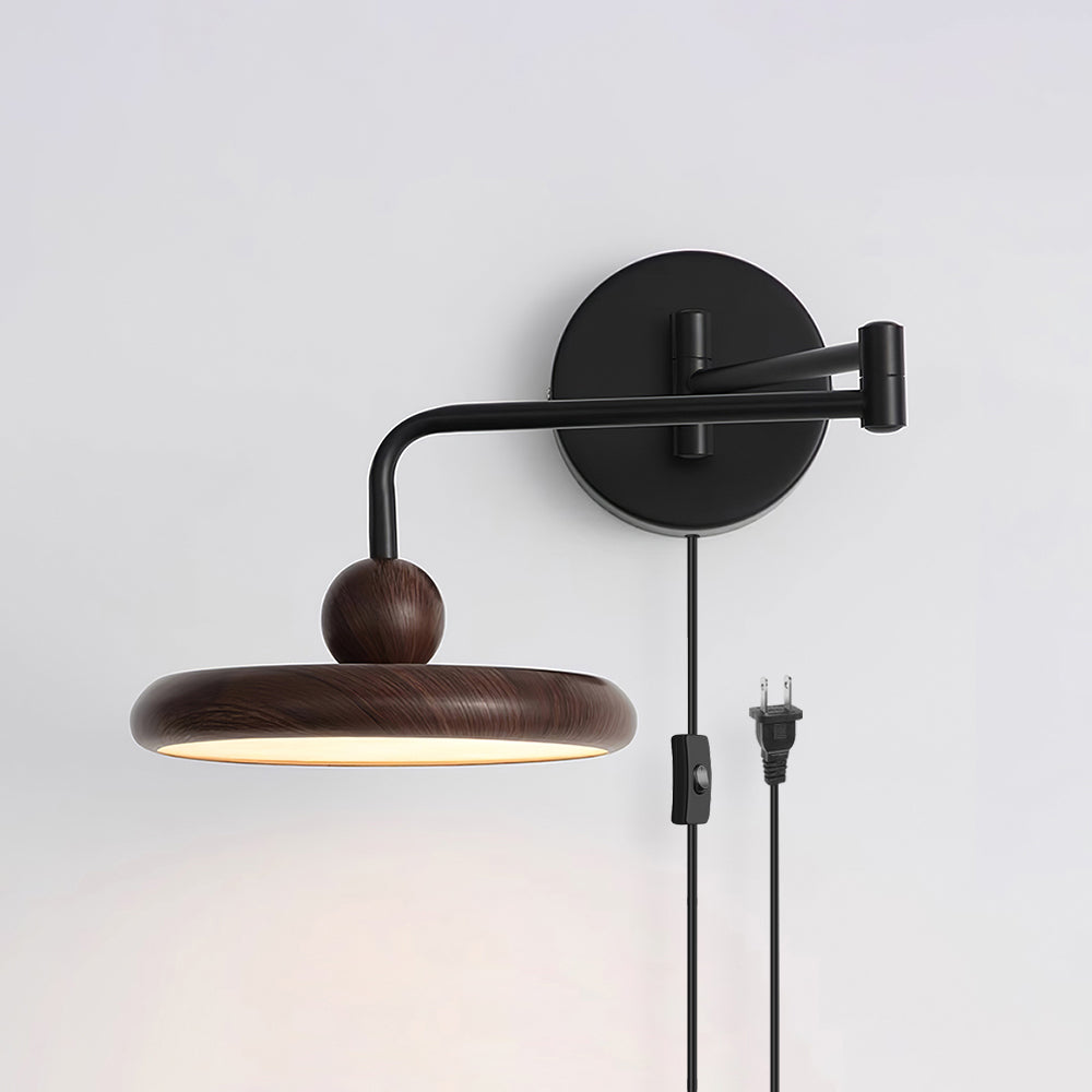 Karlin Adjustable Wall Lamp with Integrated LED and Swing Arm