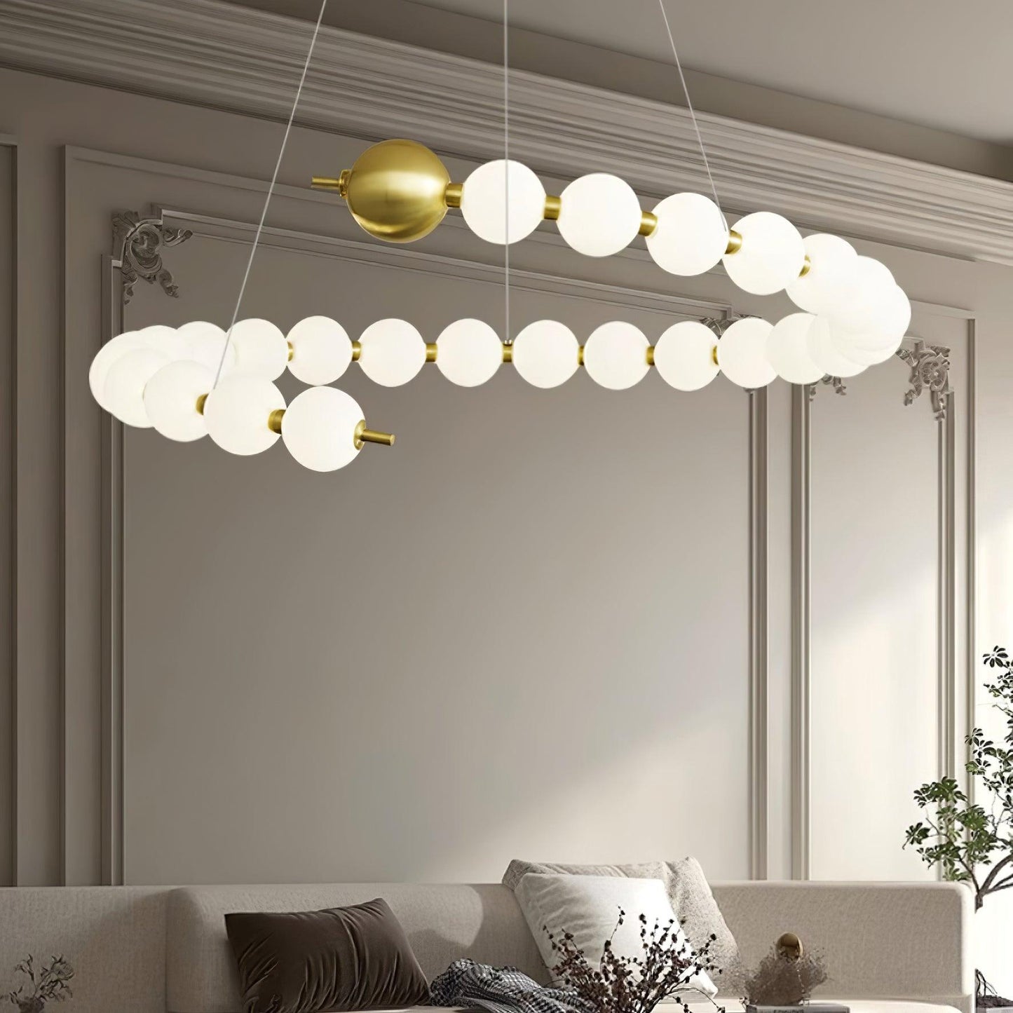 Juliette Pearl Acrylic Chandelier