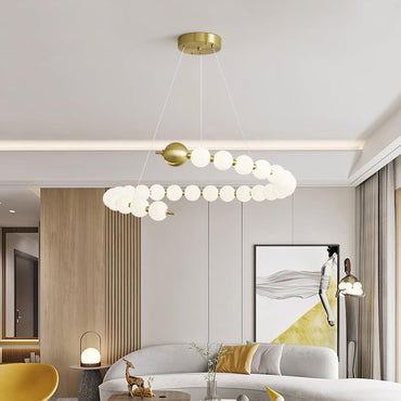 Juliette Pearl Acrylic Chandelier