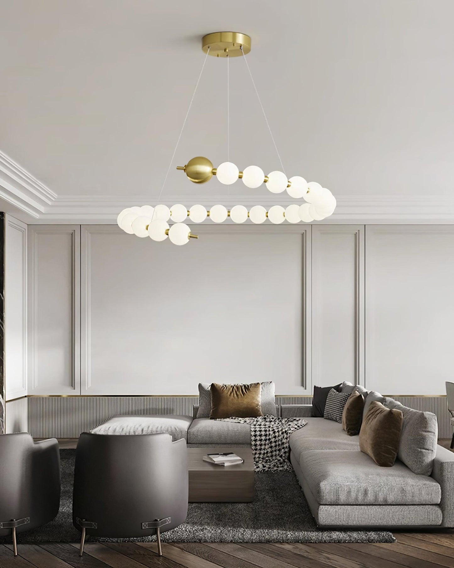 Juliette Pearl Acrylic Chandelier