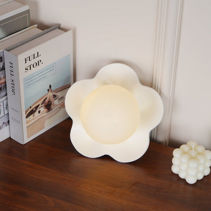 Camille La Fleur Wall Lamp with Resin Flower Shade