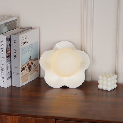 Camille La Fleur Wall Lamp with Resin Flower Shade