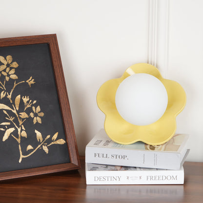 Camille La Fleur Wall Lamp with Resin Flower Shade