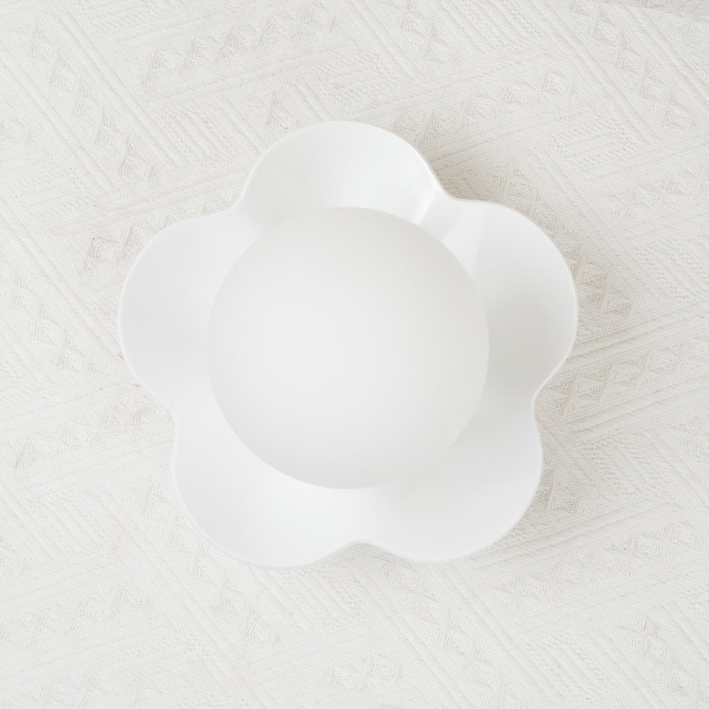 Camille La Fleur Wall Lamp with Resin Flower Shade