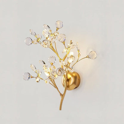 Adele Nature-Inspired Metal Branch Wall Lamp