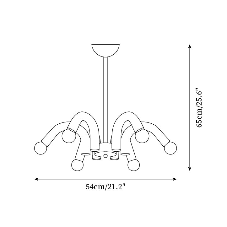 Amélie Leola Contemporary Chandelier