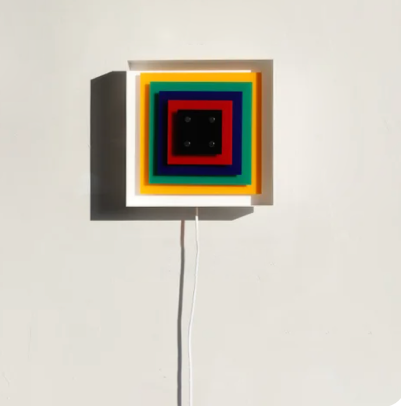 Élodie Light Squares Bauhaus LED Wall Lamp