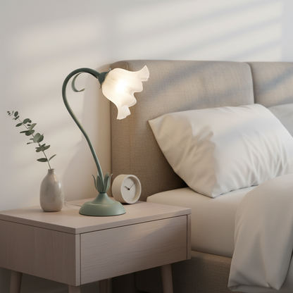 Isabelle Lily Flower Table Lamp with Elegant Floral Design