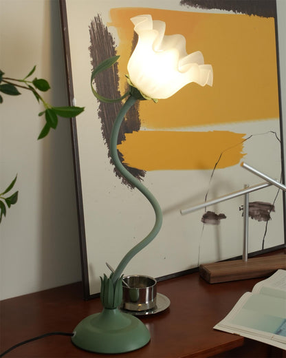 Isabelle Lily Flower Table Lamp with Elegant Floral Design