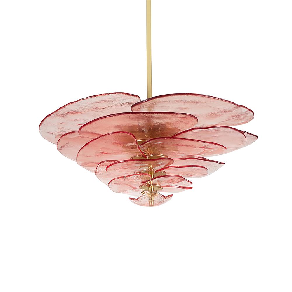 Amélie Lilypad Glass Chandelier