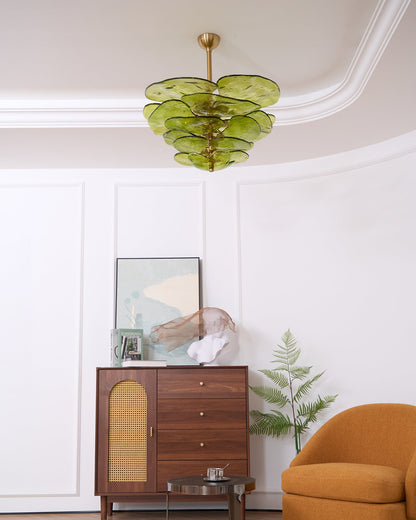 Amélie Lilypad Glass Chandelier