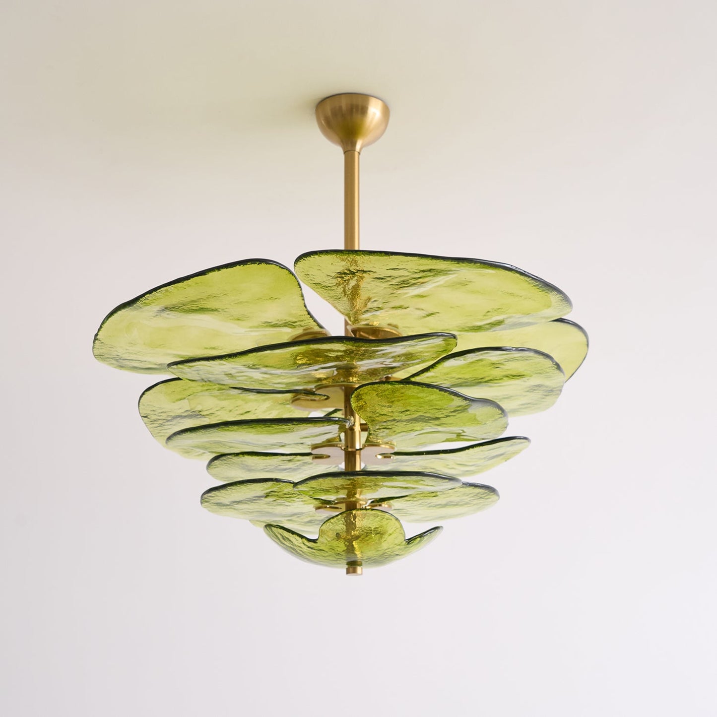 Amélie Lilypad Glass Chandelier