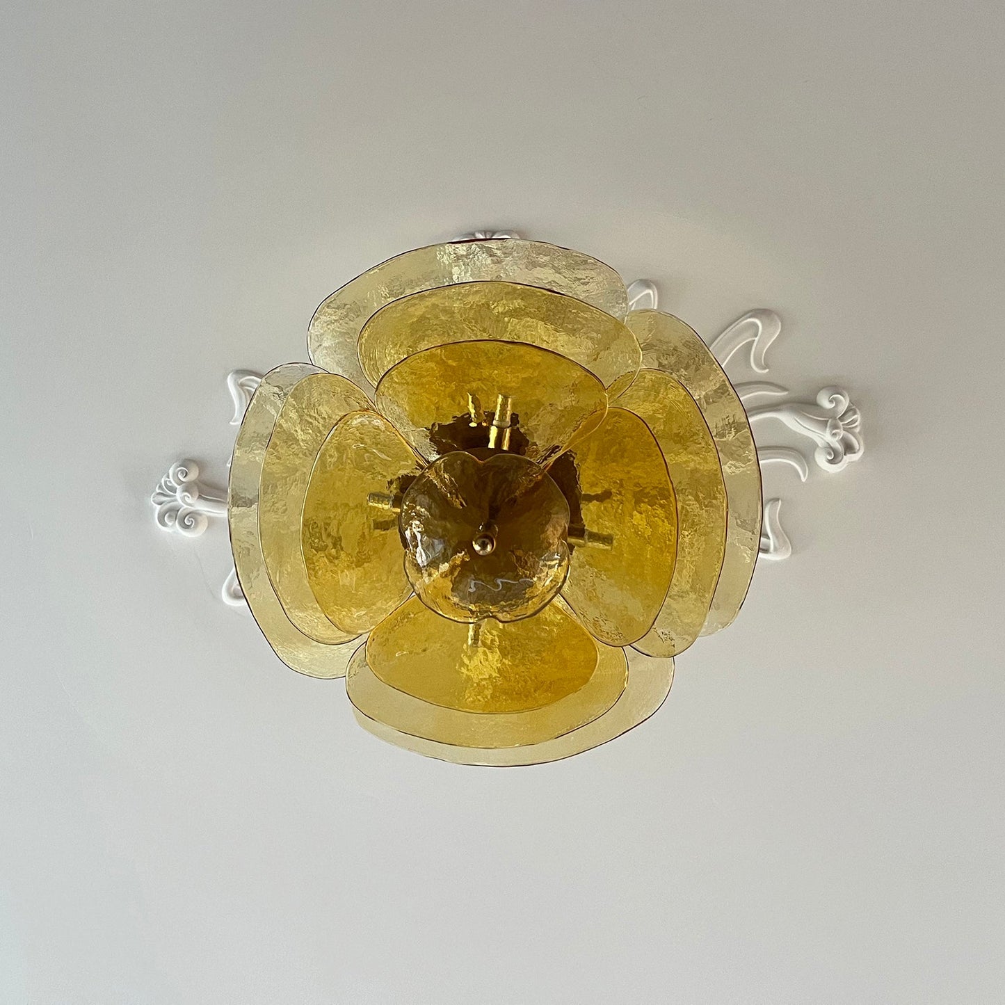Amélie Lilypad Glass Chandelier
