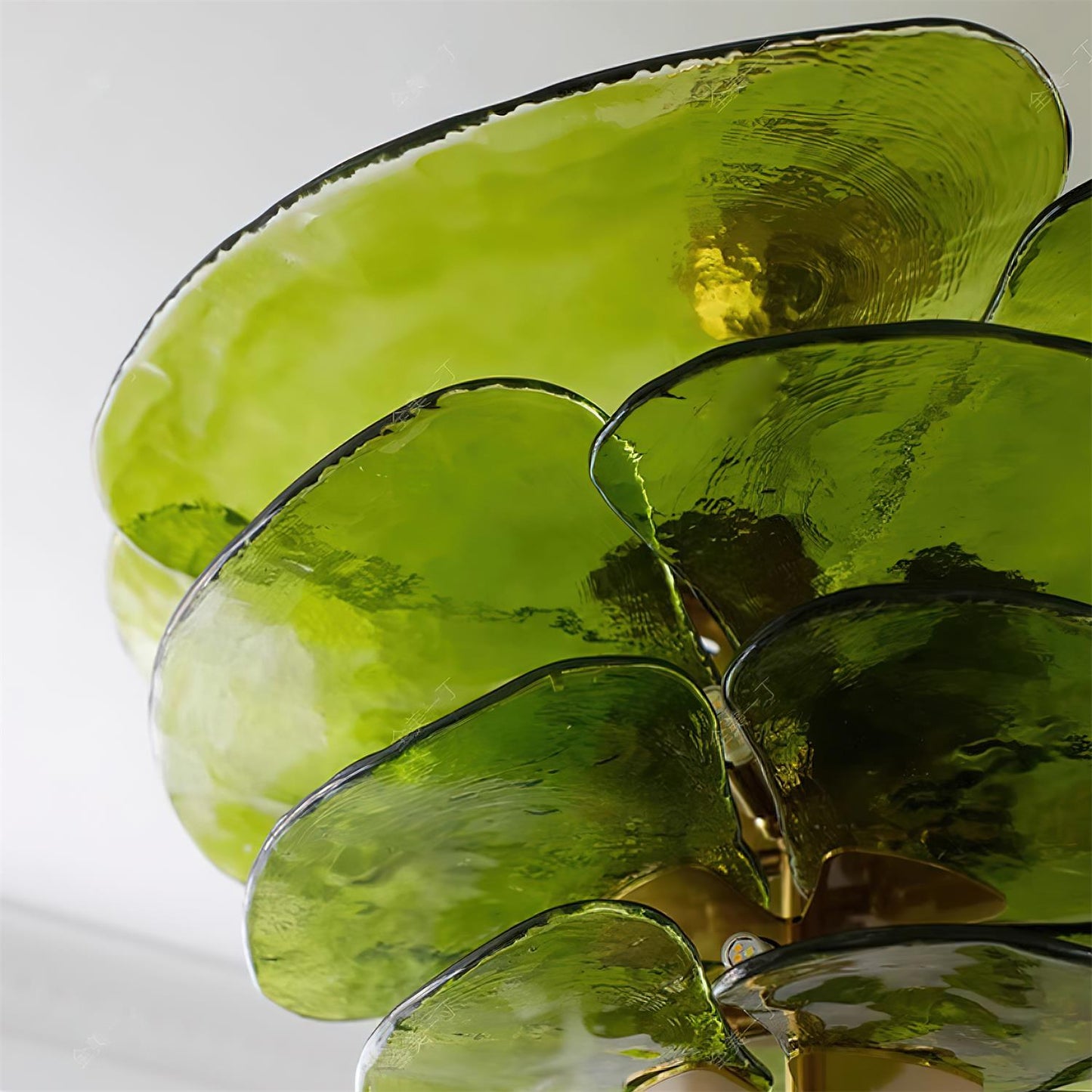 Amélie Lilypad Glass Chandelier