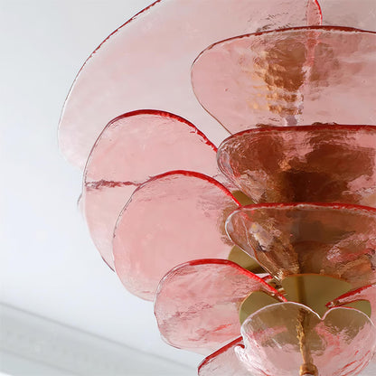 Amélie Lilypad Glass Chandelier