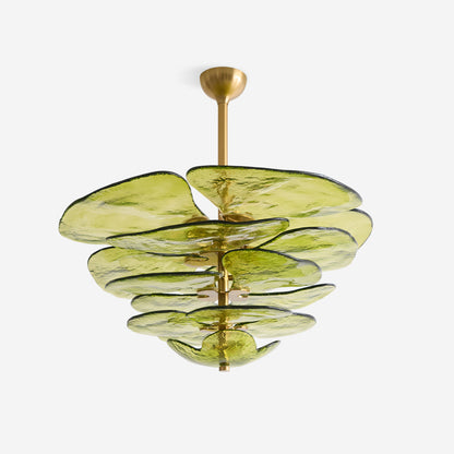 Amélie Lilypad Glass Chandelier