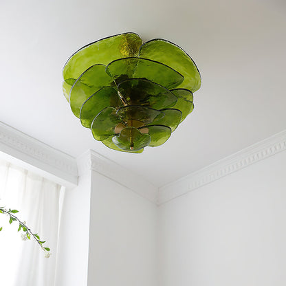 Amélie Lilypad Glass Chandelier