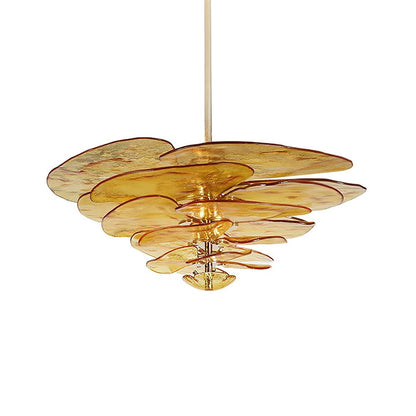 Amélie Lilypad Glass Chandelier
