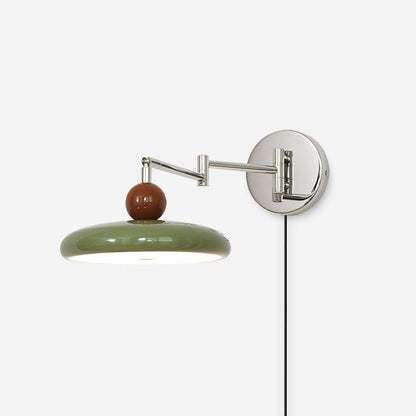 Élise Loa Plug In Wall Lamp Modern Metal and Acrylic LED Lighting