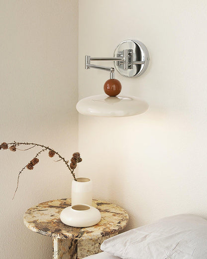 Élise Loa Plug In Wall Lamp Modern Metal and Acrylic LED Lighting