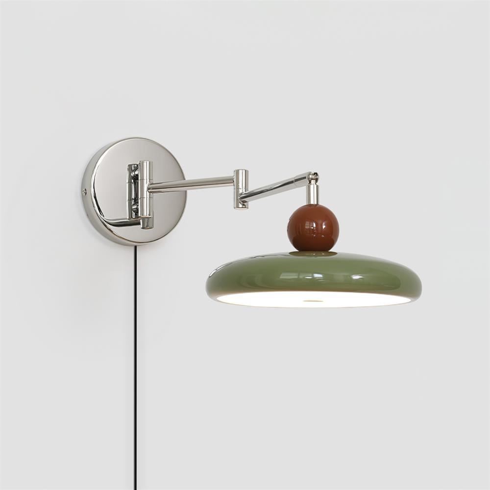Élise Loa Plug In Wall Lamp Modern Metal and Acrylic LED Lighting