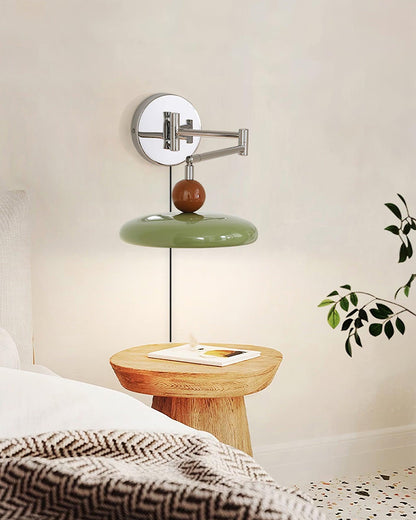 Élise Loa Plug In Wall Lamp Modern Metal and Acrylic LED Lighting