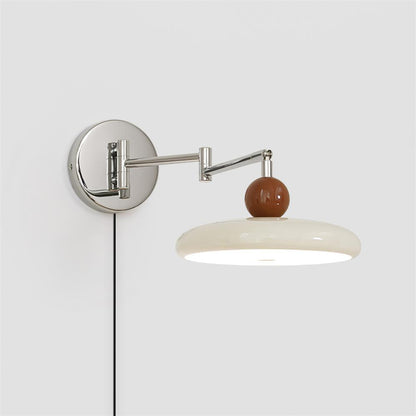 Élise Loa Plug In Wall Lamp Modern Metal and Acrylic LED Lighting