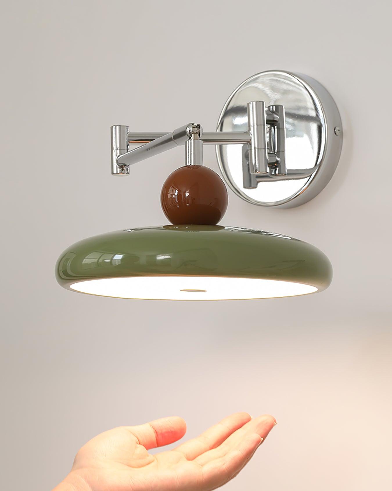 Élise Loa Plug In Wall Lamp Modern Metal and Acrylic LED Lighting
