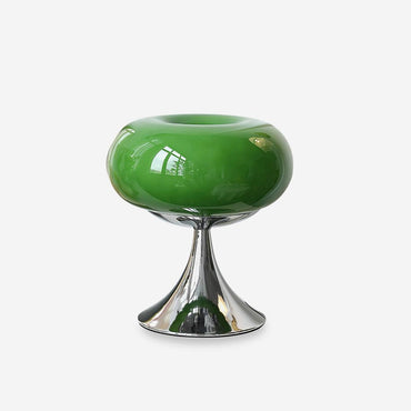 Adèle Lollipop Glass LED Table Lamp with Chrome Finish