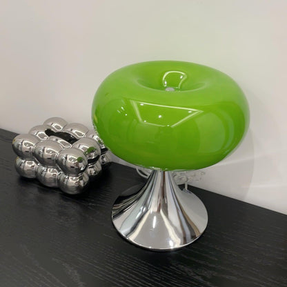 Adèle Lollipop Glass LED Table Lamp with Chrome Finish