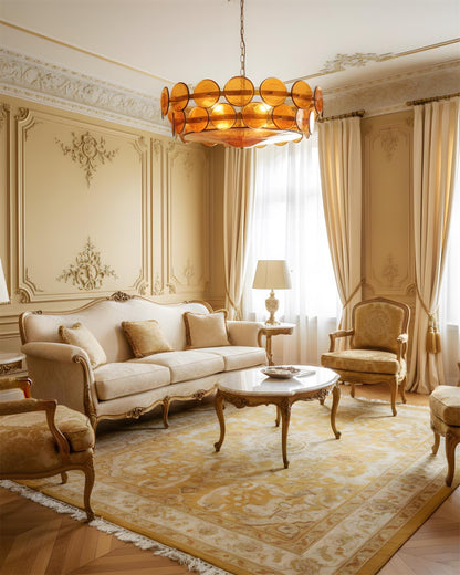 Camille Glass Chandelier
