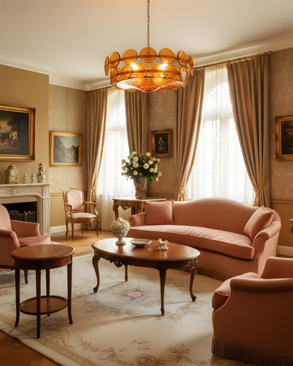 Camille Glass Chandelier