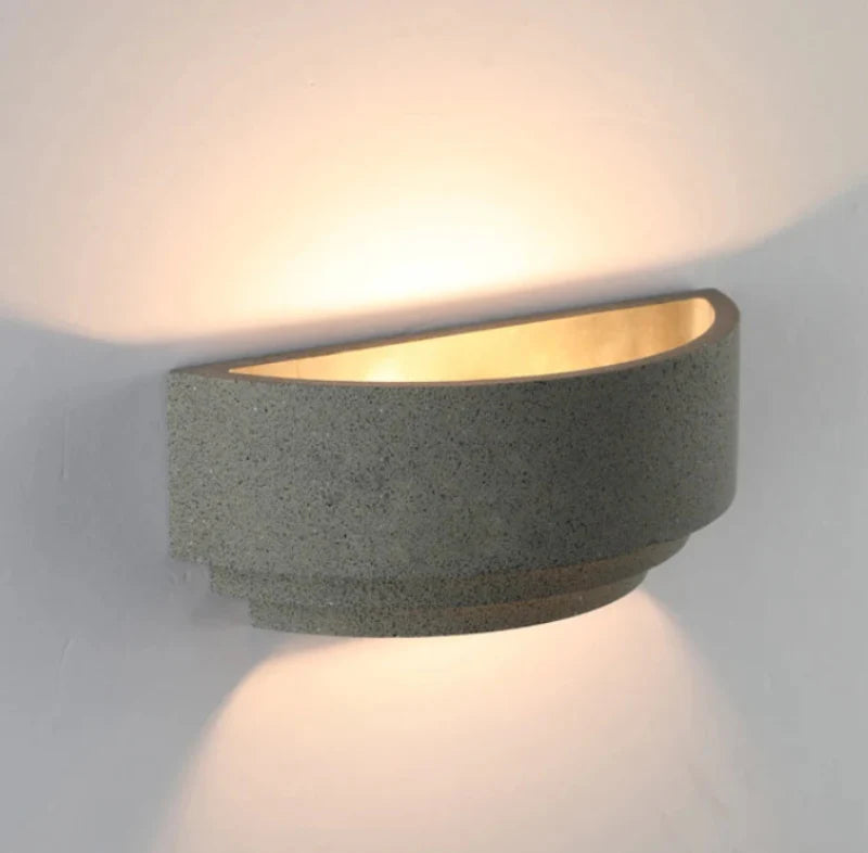 Camille Lume Stone Waterproof LED Wall Sconce