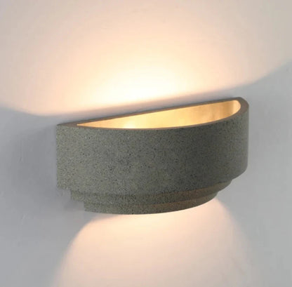 Camille Lume Stone Waterproof LED Wall Sconce