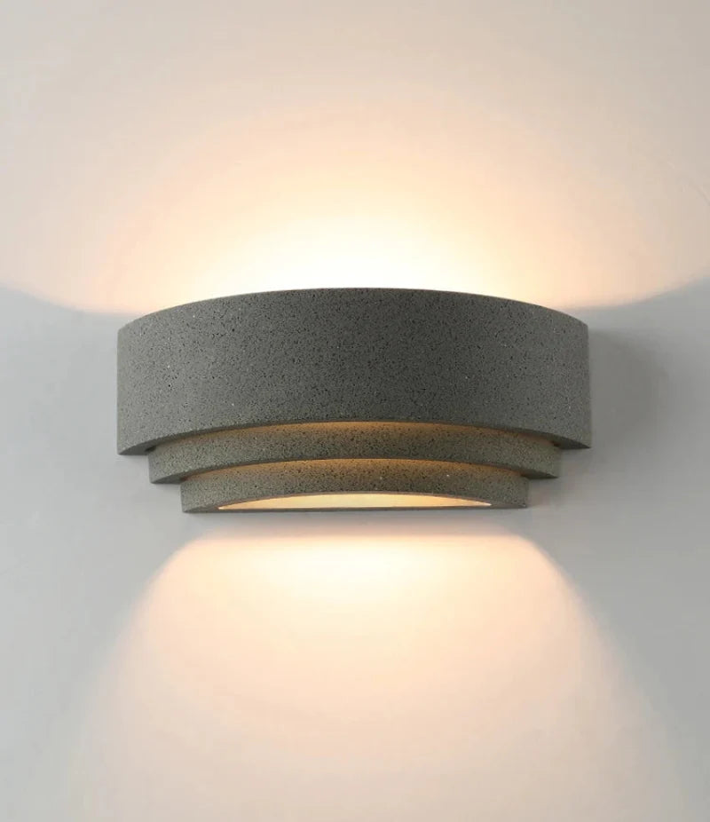 Camille Lume Stone Waterproof LED Wall Sconce