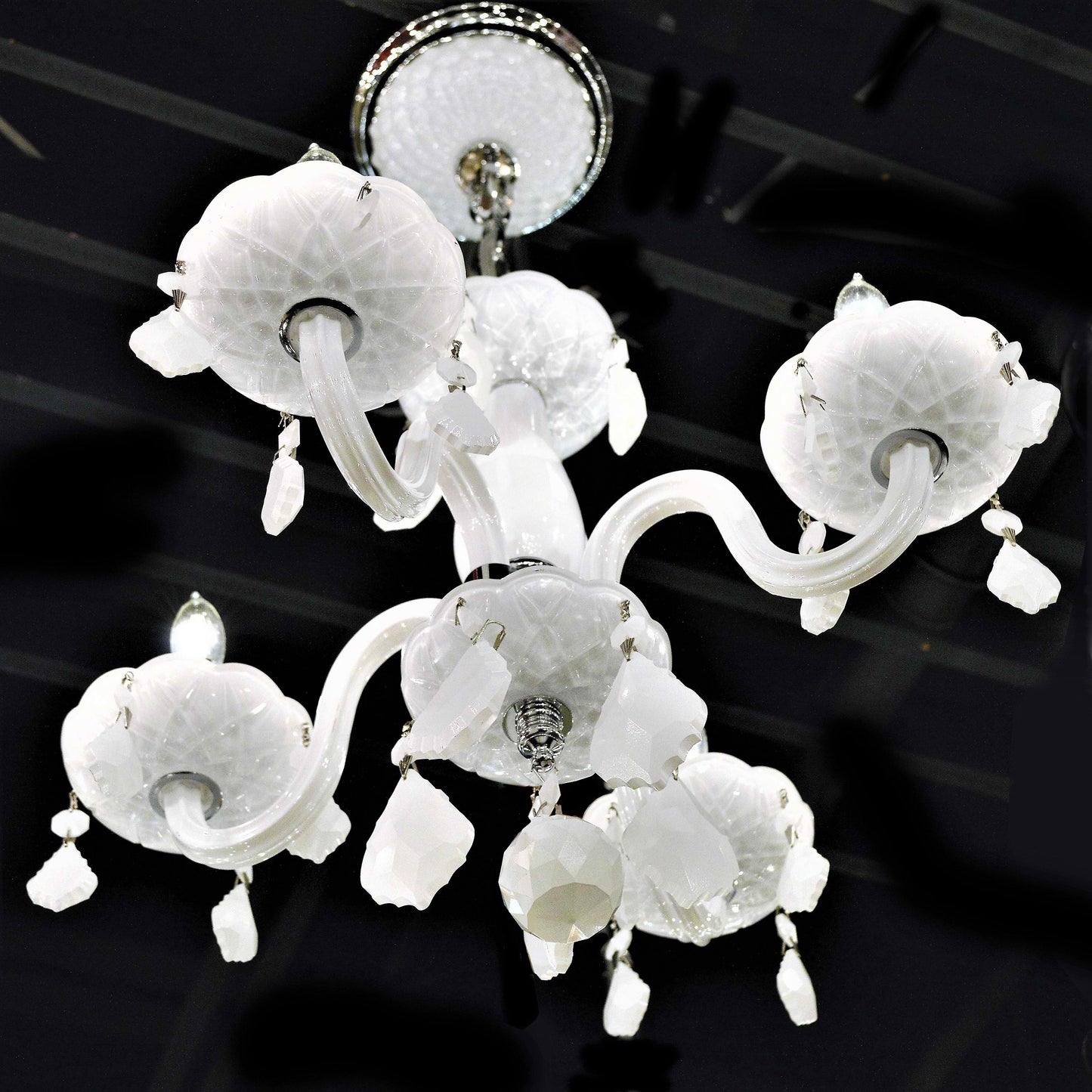 Isabelle Lumiere Chrome & Crystal Chandelier Light