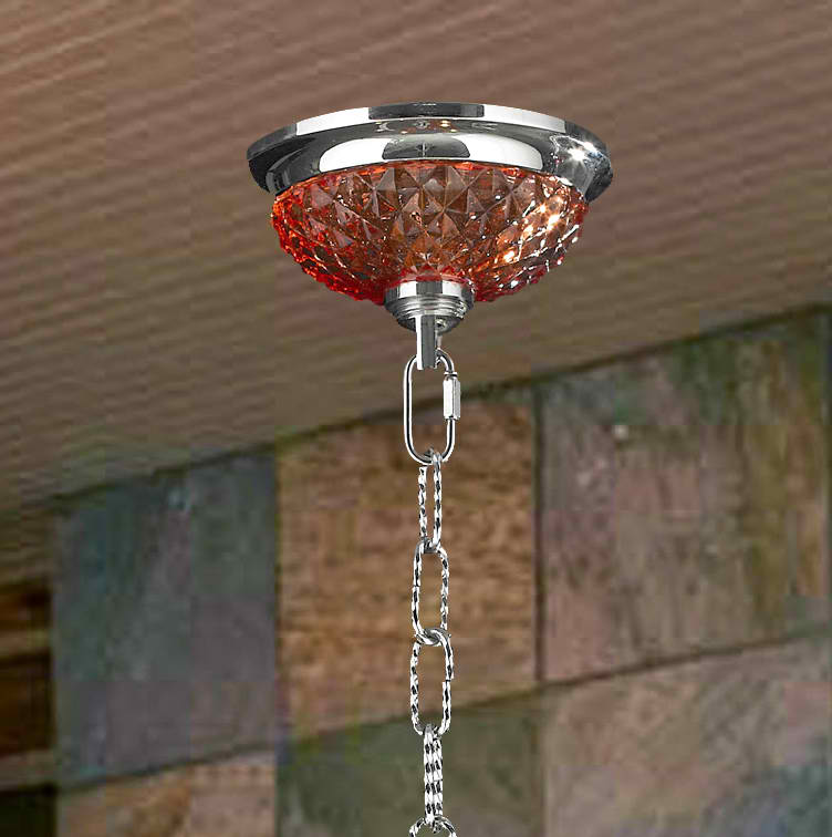 Isabelle Lumiere Chrome & Crystal Chandelier Light