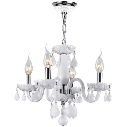 Isabelle Lumiere Chrome & Crystal Chandelier Light