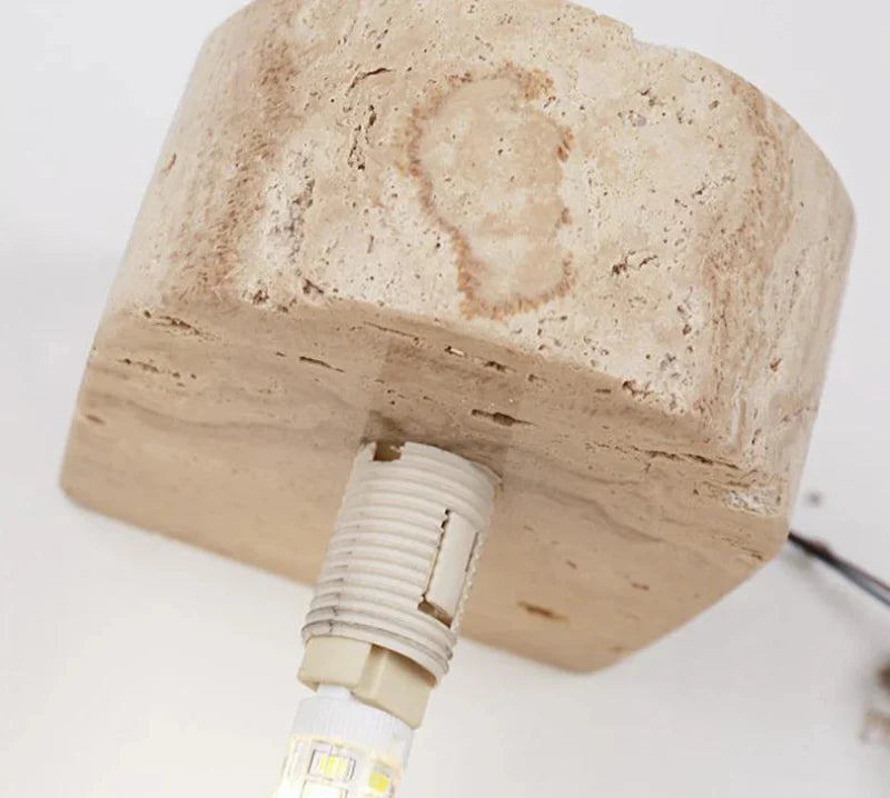 Élodie Luna Marble Globe LED Wall Sconce