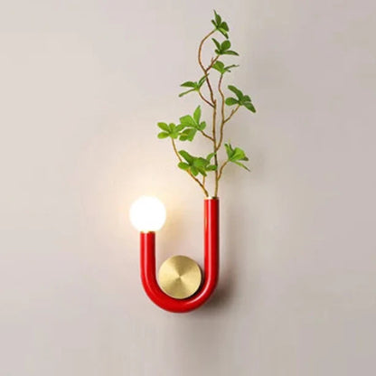 Élise Luna U-Shaped Wall Lamp Modern Color LED Sconce Light