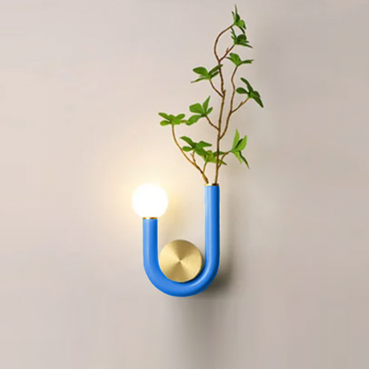 Élise Luna U-Shaped Wall Lamp Modern Color LED Sconce Light