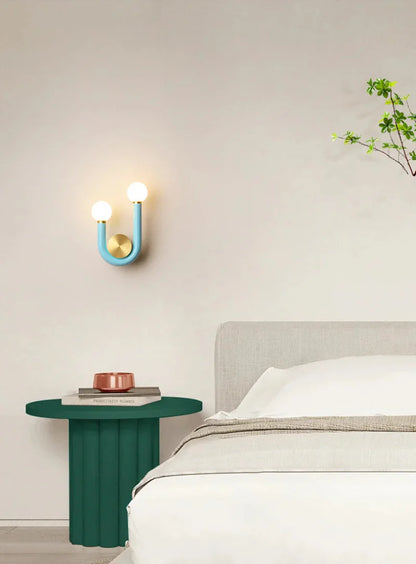 Élise Luna U-Shaped Wall Lamp Modern Color LED Sconce Light