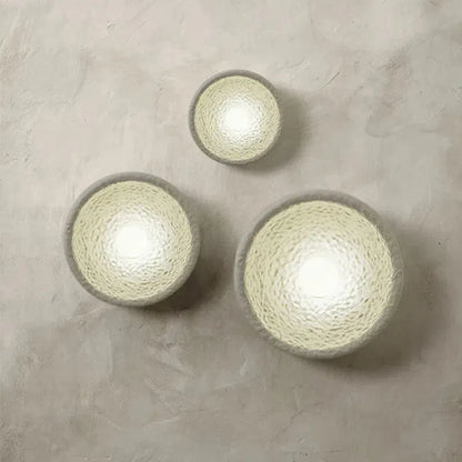 Élise Lunar Textured Wall Sconce Moon Resin Light Set