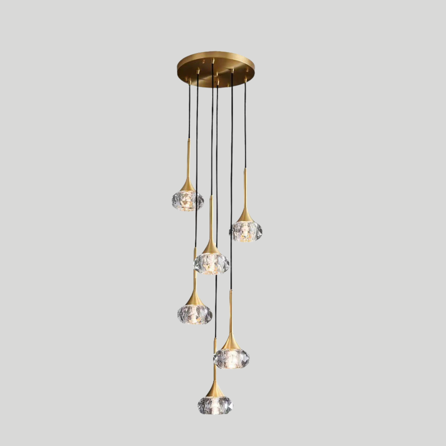 Béatrice Tear-drop Crystal Pendant Light